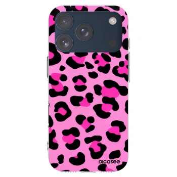 Picasee átlátszó szilikon tok az alábbi mobiltelefonokra Apple iPhone 17 Pro - Pink Tiger
