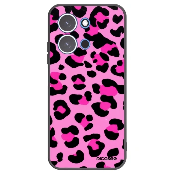 Picasee fekete szilikon tok az alábbi mobiltelefonokra Xiaomi Redmi 15C 4G - Pink Tiger