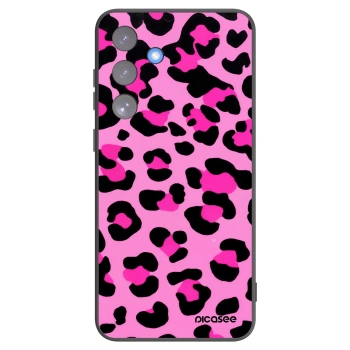Picasee fekete szilikon tok az alábbi mobiltelefonokra Samsung Galaxy S25 FE 5G - Pink Tiger
