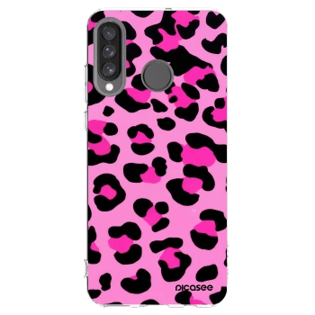 Picasee átlátszó szilikon tok az alábbi mobiltelefonokra Huawei P30 Lite - Pink Tiger