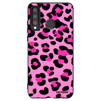 Picasee fekete szilikon tok az alábbi mobiltelefonokra Huawei P30 Lite - Pink Tiger