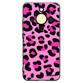 Picasee fekete szilikon tok az alábbi mobiltelefonokra Honor Magic8 Lite 5G - Pink Tiger