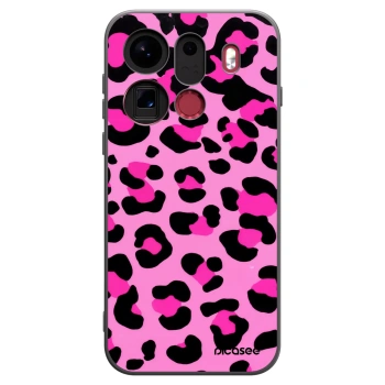 Picasee fekete szilikon tok az alábbi mobiltelefonokra OPPO Find X9 Pro - Pink Tiger