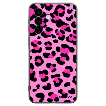 Picasee fekete szilikon tok az alábbi mobiltelefonokra Samsung Galaxy A57 5G - Pink Tiger