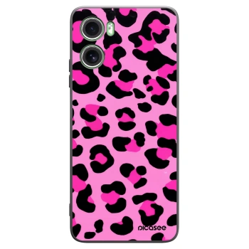 Picasee fekete szilikon tok az alábbi mobiltelefonokra Motorola Moto G06 - Pink Tiger