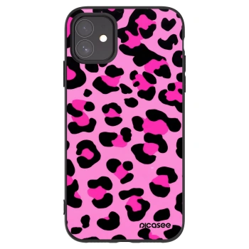 Picasee fekete szilikon tok az alábbi mobiltelefonokra Apple iPhone 11 - Pink Tiger