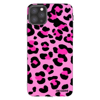 Picasee átlátszó szilikon tok az alábbi mobiltelefonokra Apple iPhone 11 Pro Max - Pink Tiger