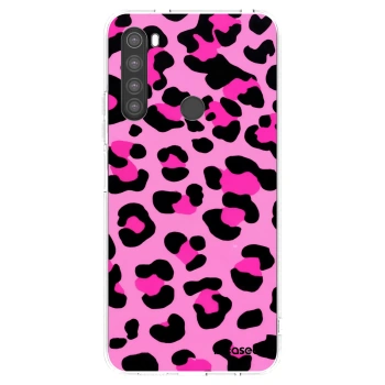 Picasee átlátszó szilikon tok az alábbi mobiltelefonokra Xiaomi Redmi Note 8 - Pink Tiger