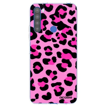 Picasee átlátszó szilikon tok az alábbi mobiltelefonokra Xiaomi Redmi Note 8T - Pink Tiger