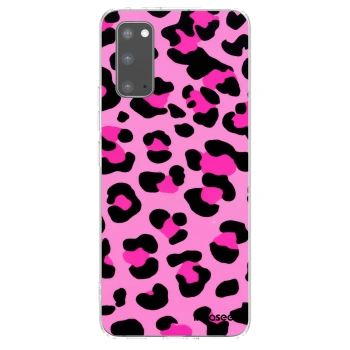 Picasee átlátszó szilikon tok az alábbi mobiltelefonokra Samsung Galaxy S20 G980F - Pink Tiger