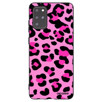 Picasee fekete szilikon tok az alábbi mobiltelefonokra Samsung Galaxy S20+ G985F - Pink Tiger