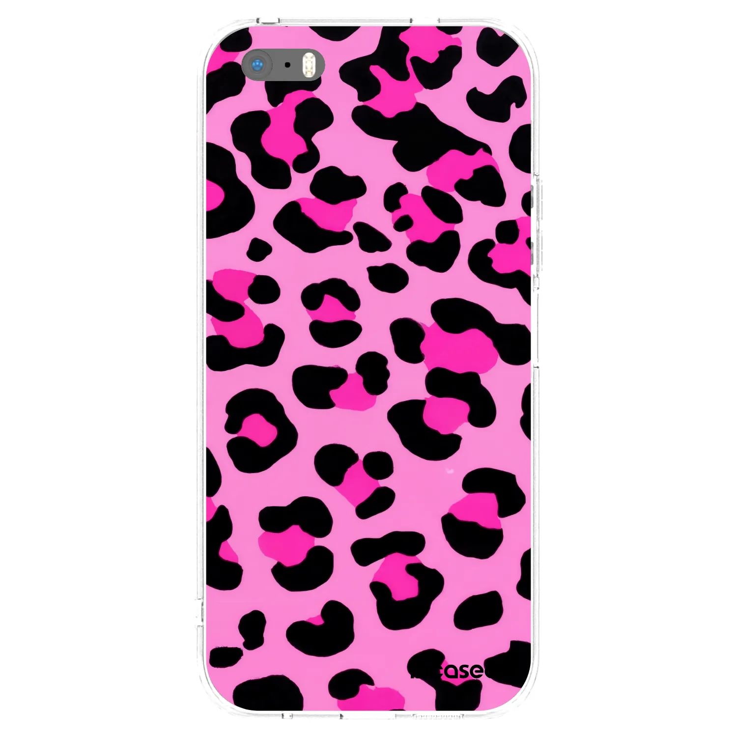 Picasee átlátszó szilikon tok az alábbi mobiltelefonokra Apple iPhone 5/5S/SE - Pink Tiger