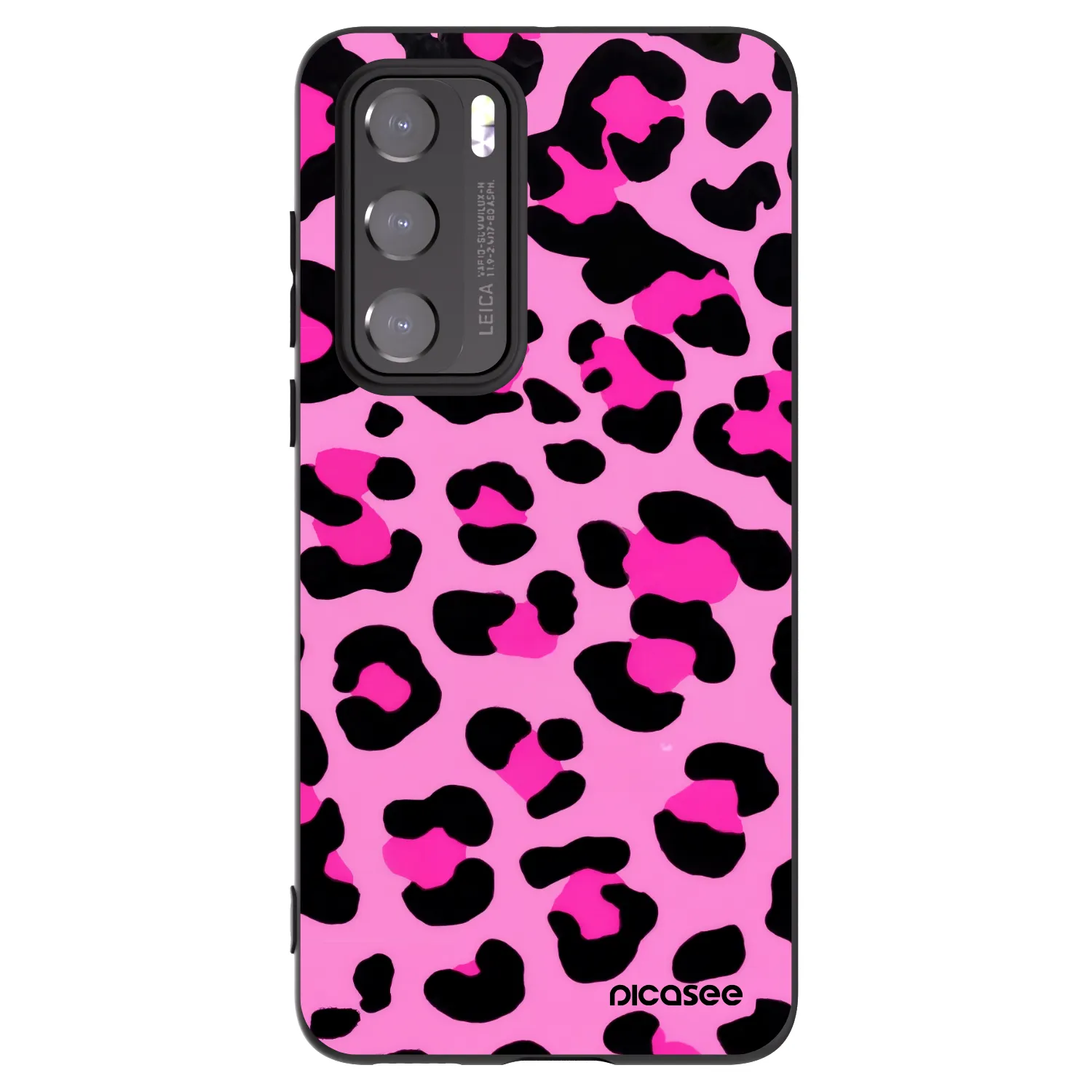 Picasee fekete szilikon tok az alábbi mobiltelefonokra Huawei P40 - Pink Tiger