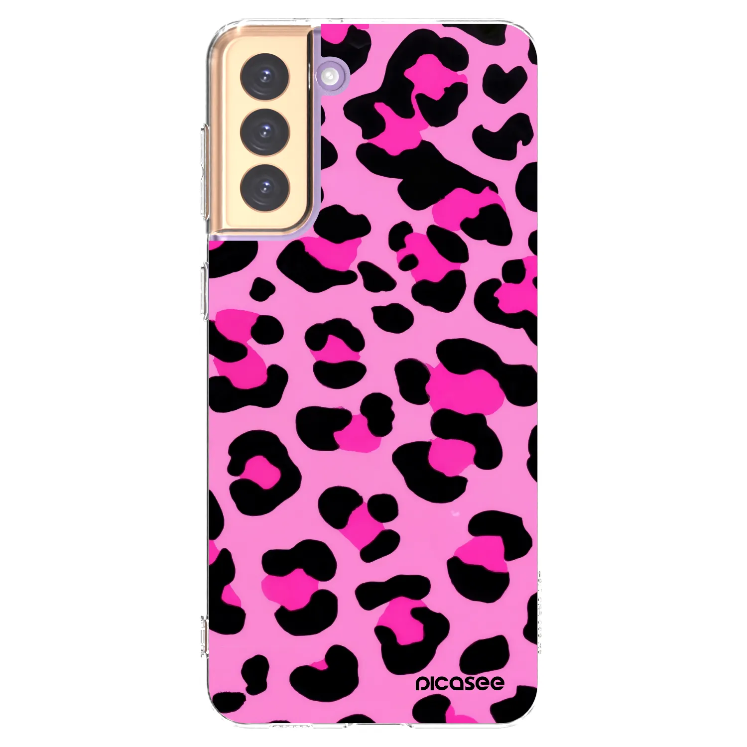 Picasee átlátszó szilikon tok az alábbi mobiltelefonokra Samsung Galaxy S21+ 5G G996F - Pink Tiger