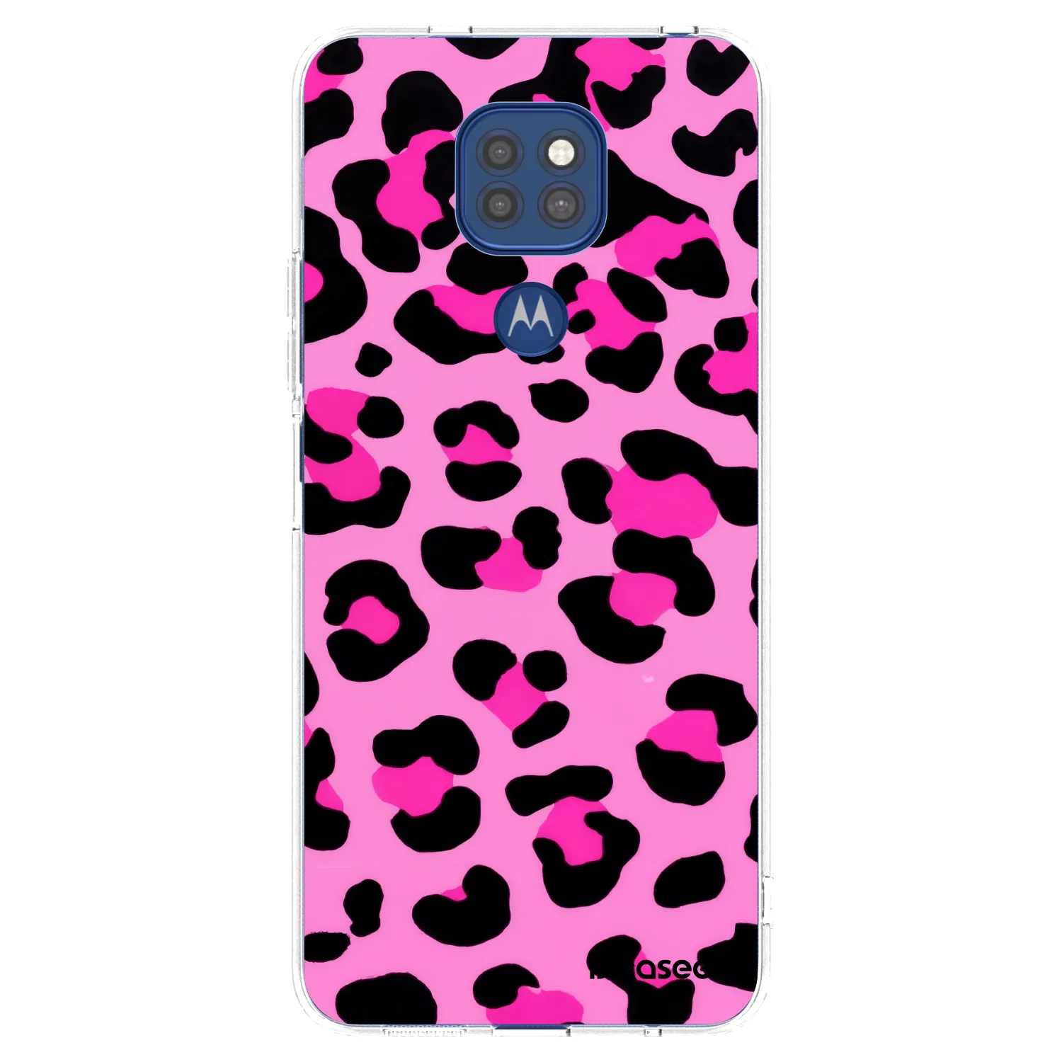 Picasee átlátszó szilikon tok az alábbi mobiltelefonokra Motorola Moto G9 Play - Pink Tiger