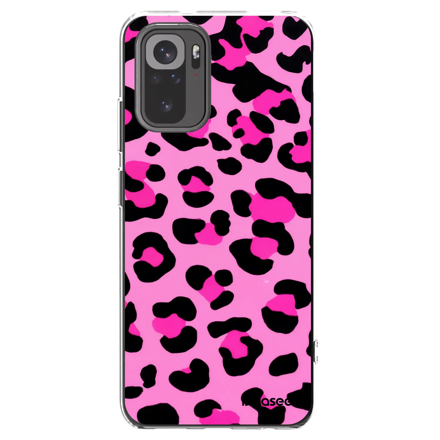 Picasee átlátszó szilikon tok az alábbi mobiltelefonokra Xiaomi Redmi Note 10 - Pink Tiger