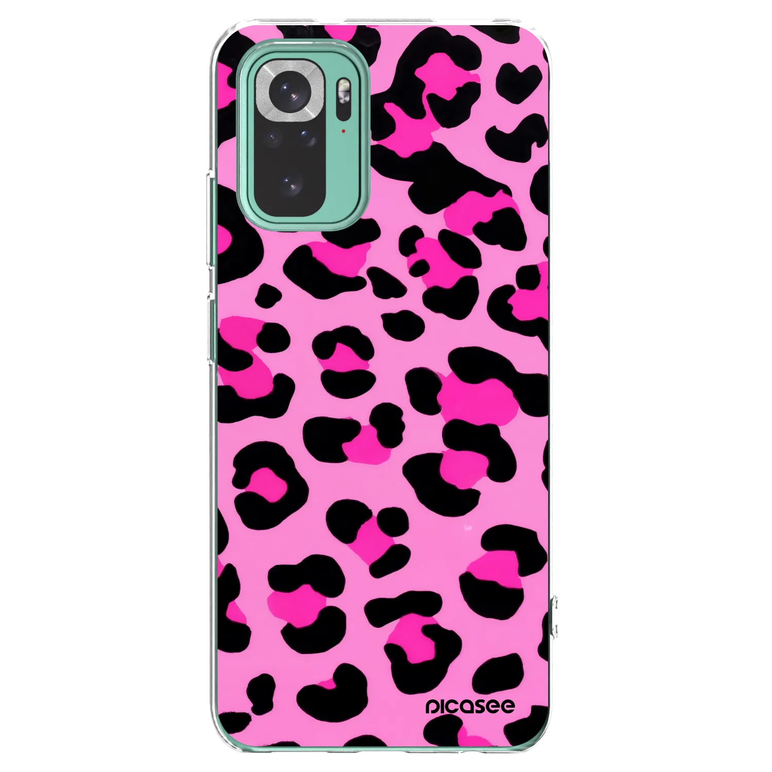 Picasee átlátszó szilikon tok az alábbi mobiltelefonokra Xiaomi Redmi Note 10 Pro - Pink Tiger