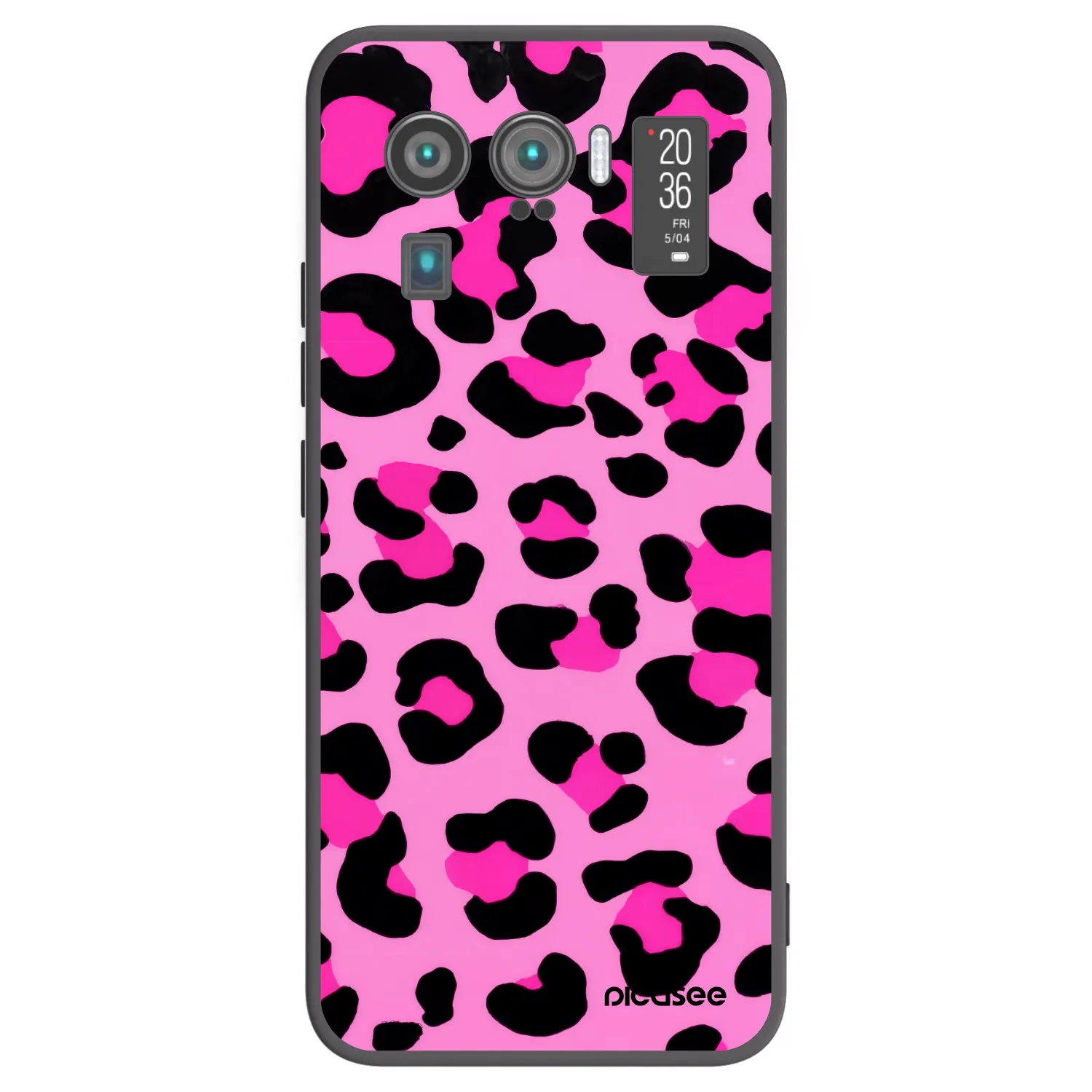 Picasee fekete szilikon tok az alábbi mobiltelefonokra Xiaomi Mi 11 Ultra - Pink Tiger