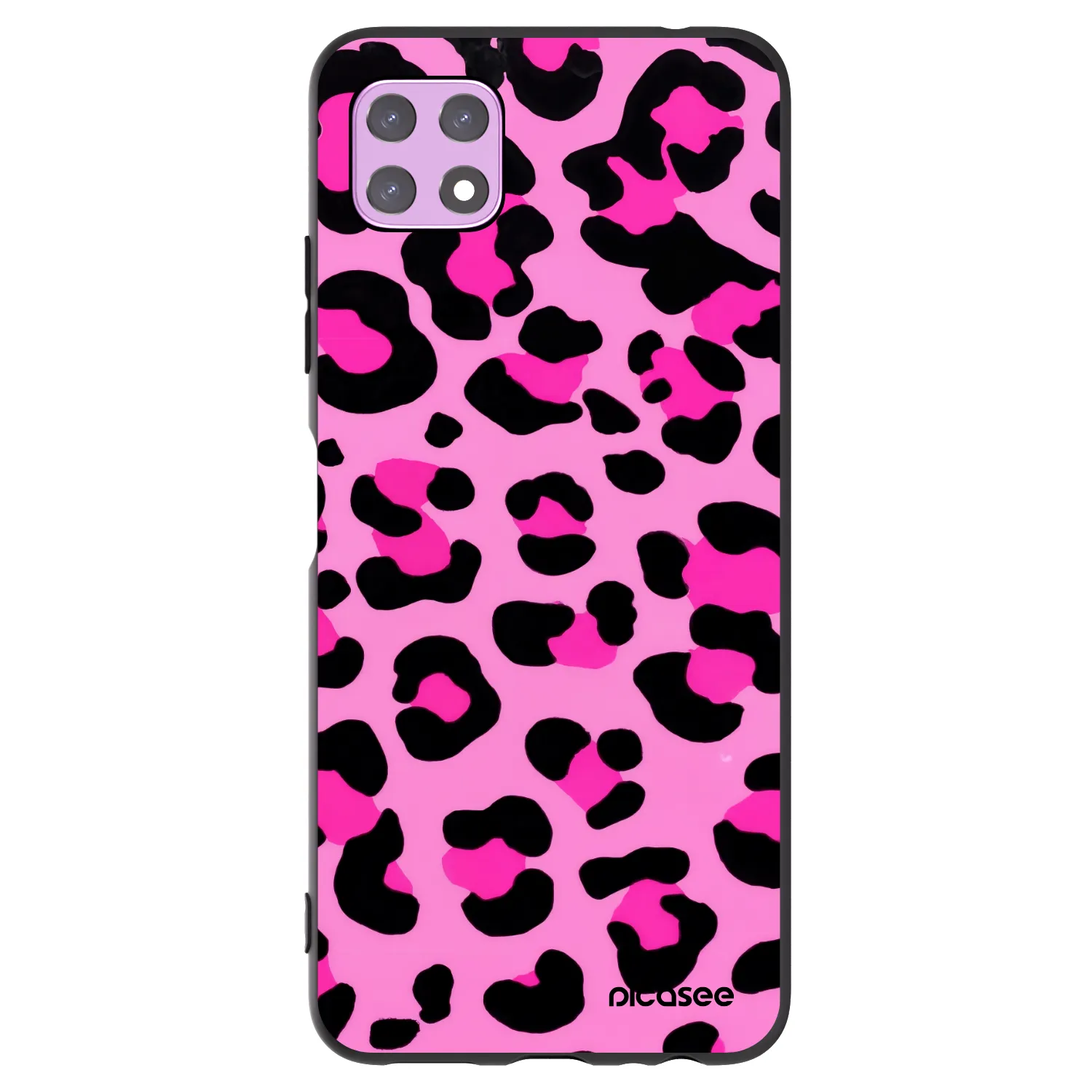 Picasee fekete szilikon tok az alábbi mobiltelefonokra Samsung Galaxy A22 A226B 5G - Pink Tiger
