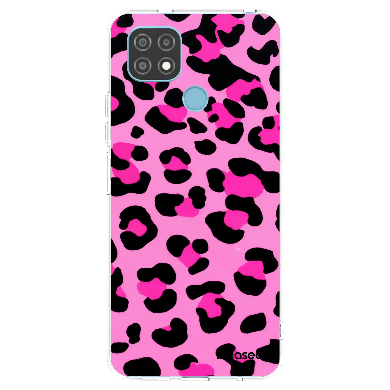 Picasee átlátszó szilikon tok az alábbi mobiltelefonokra Realme C21 - Pink Tiger