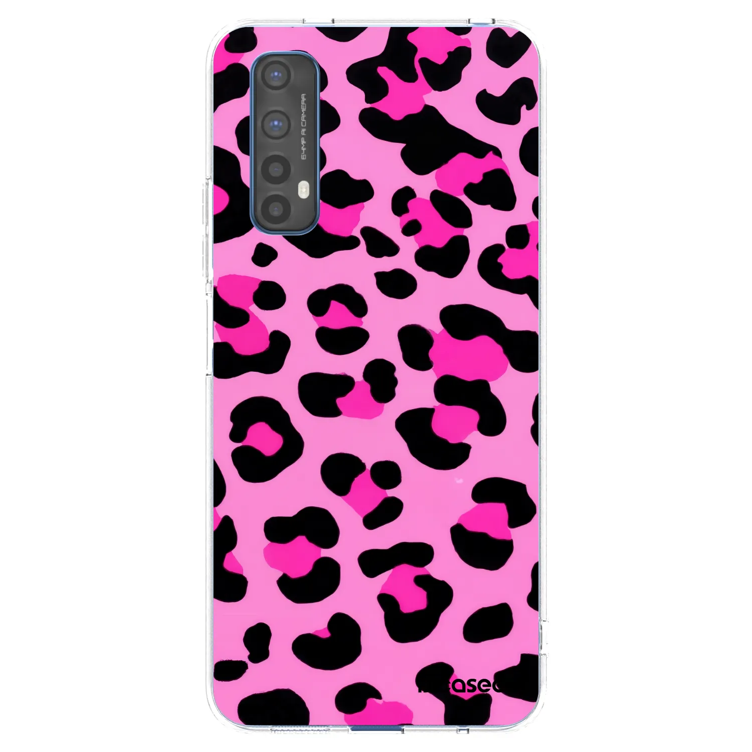 Picasee átlátszó szilikon tok az alábbi mobiltelefonokra Realme 7 - Pink Tiger