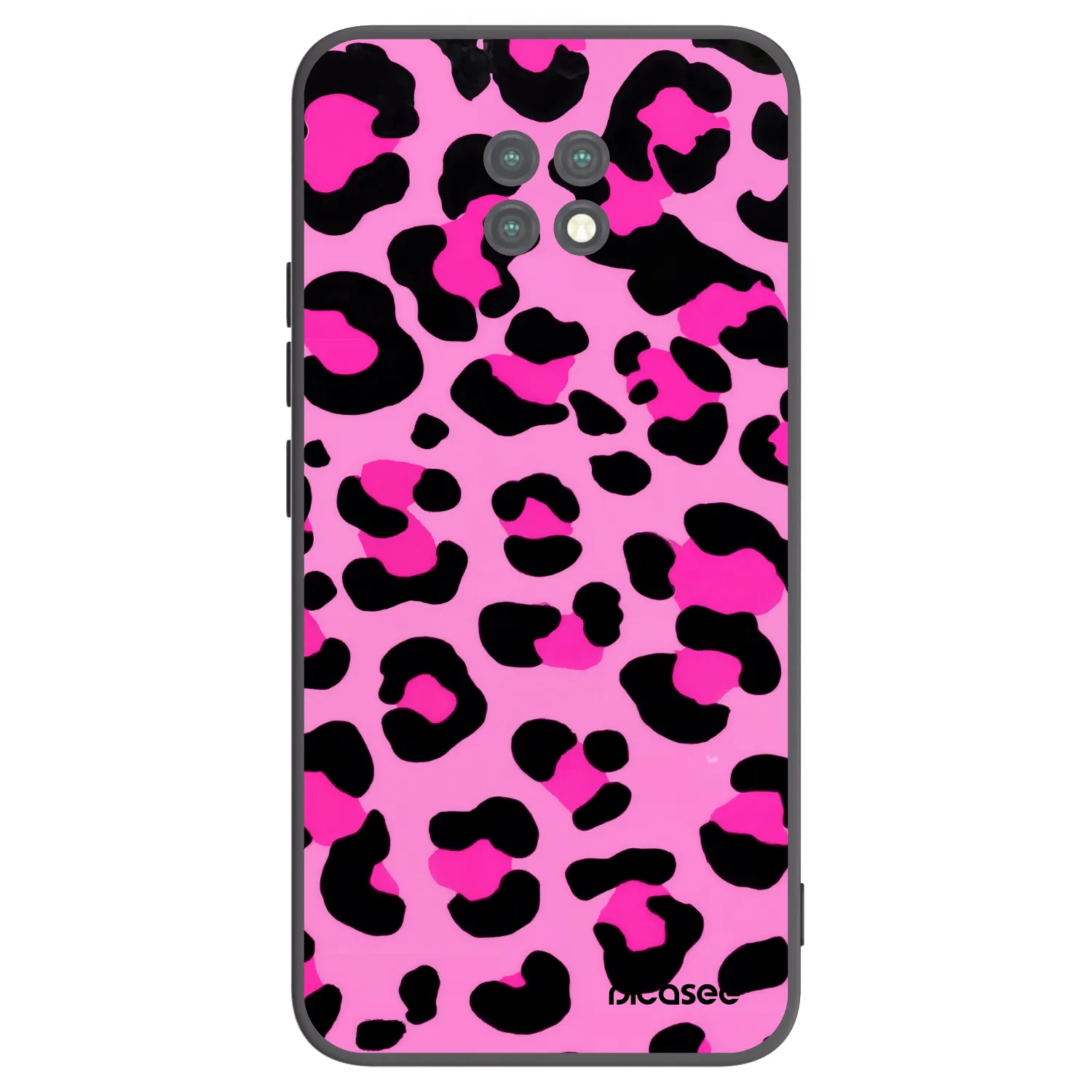 Picasee fekete szilikon tok az alábbi mobiltelefonokra Xiaomi Redmi Note 9T - Pink Tiger