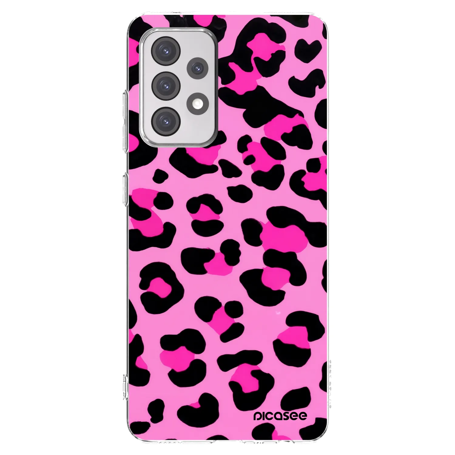 Picasee átlátszó szilikon tok az alábbi mobiltelefonokra Samsung Galaxy A52s 5G A528B - Pink Tiger