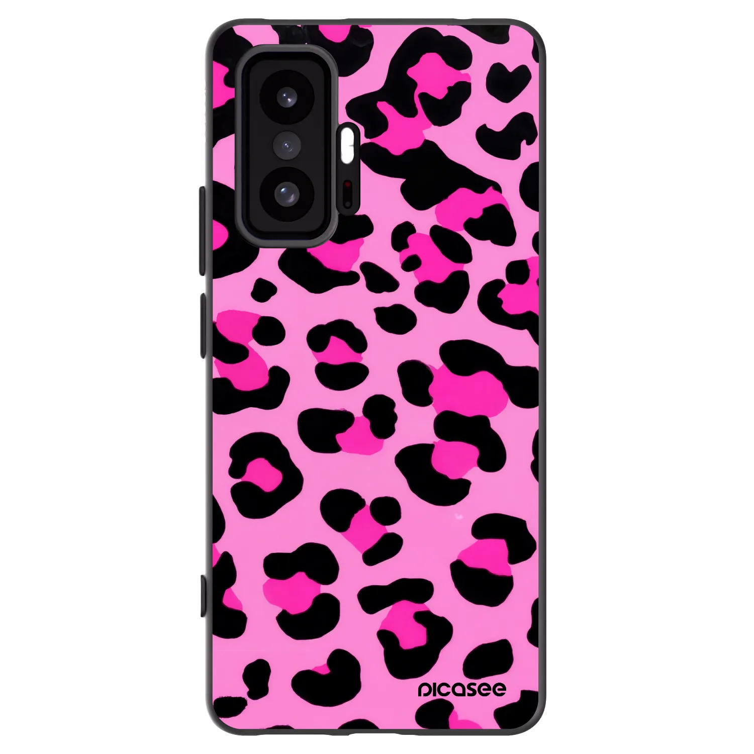 Picasee fekete szilikon tok az alábbi mobiltelefonokra Xiaomi 11T - Pink Tiger