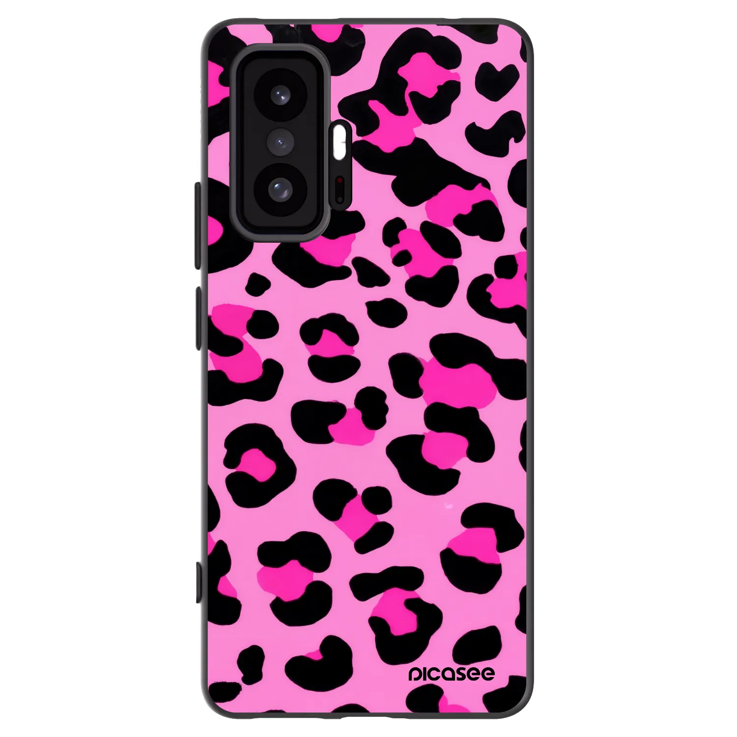 Picasee fekete szilikon tok az alábbi mobiltelefonokra Xiaomi 11T Pro - Pink Tiger