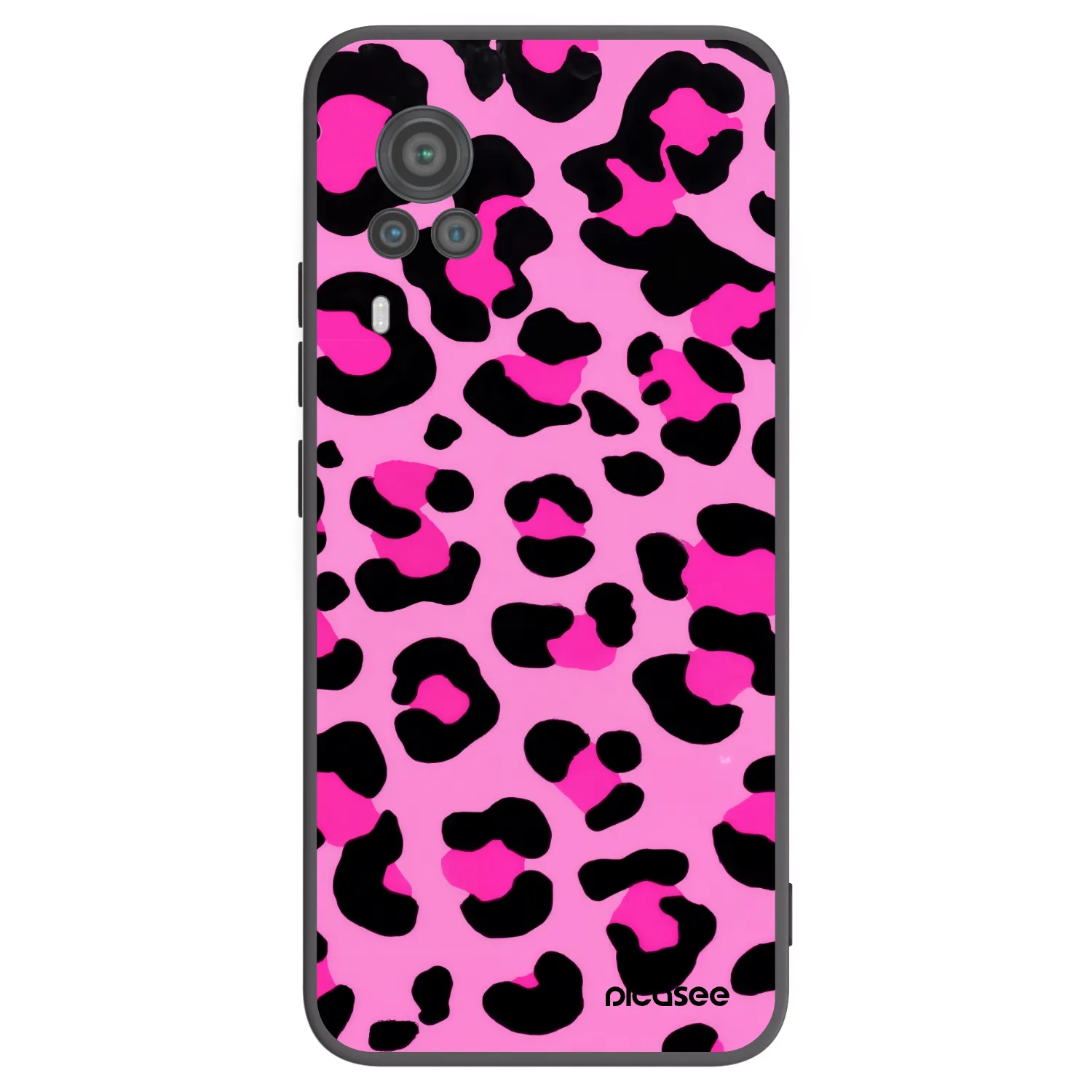 Picasee fekete szilikon tok az alábbi mobiltelefonokra Vivo X60 Pro 5G - Pink Tiger