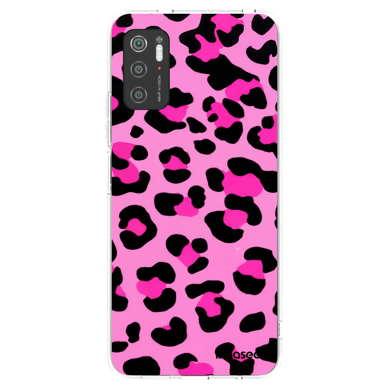 Picasee átlátszó szilikon tok az alábbi mobiltelefonokra Xiaomi Poco M3 Pro 5G - Pink Tiger