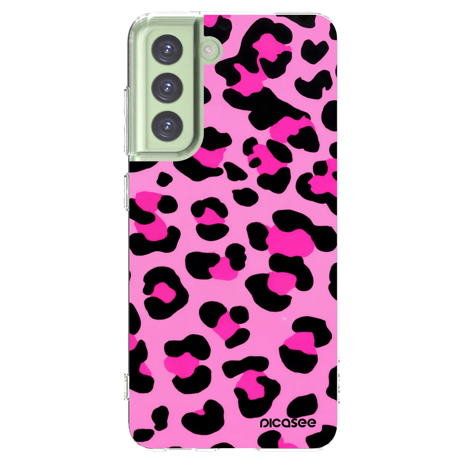 Picasee átlátszó szilikon tok az alábbi mobiltelefonokra Samsung Galaxy S21 FE 5G - Pink Tiger