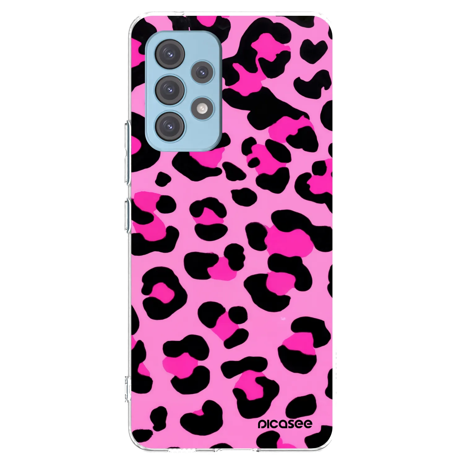 Picasee átlátszó szilikon tok az alábbi mobiltelefonokra Samsung Galaxy A53 5G A536 - Pink Tiger