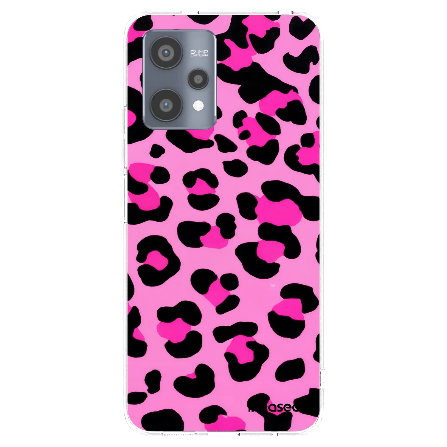 Picasee átlátszó szilikon tok az alábbi mobiltelefonokra Realme 9 Pro 5G - Pink Tiger