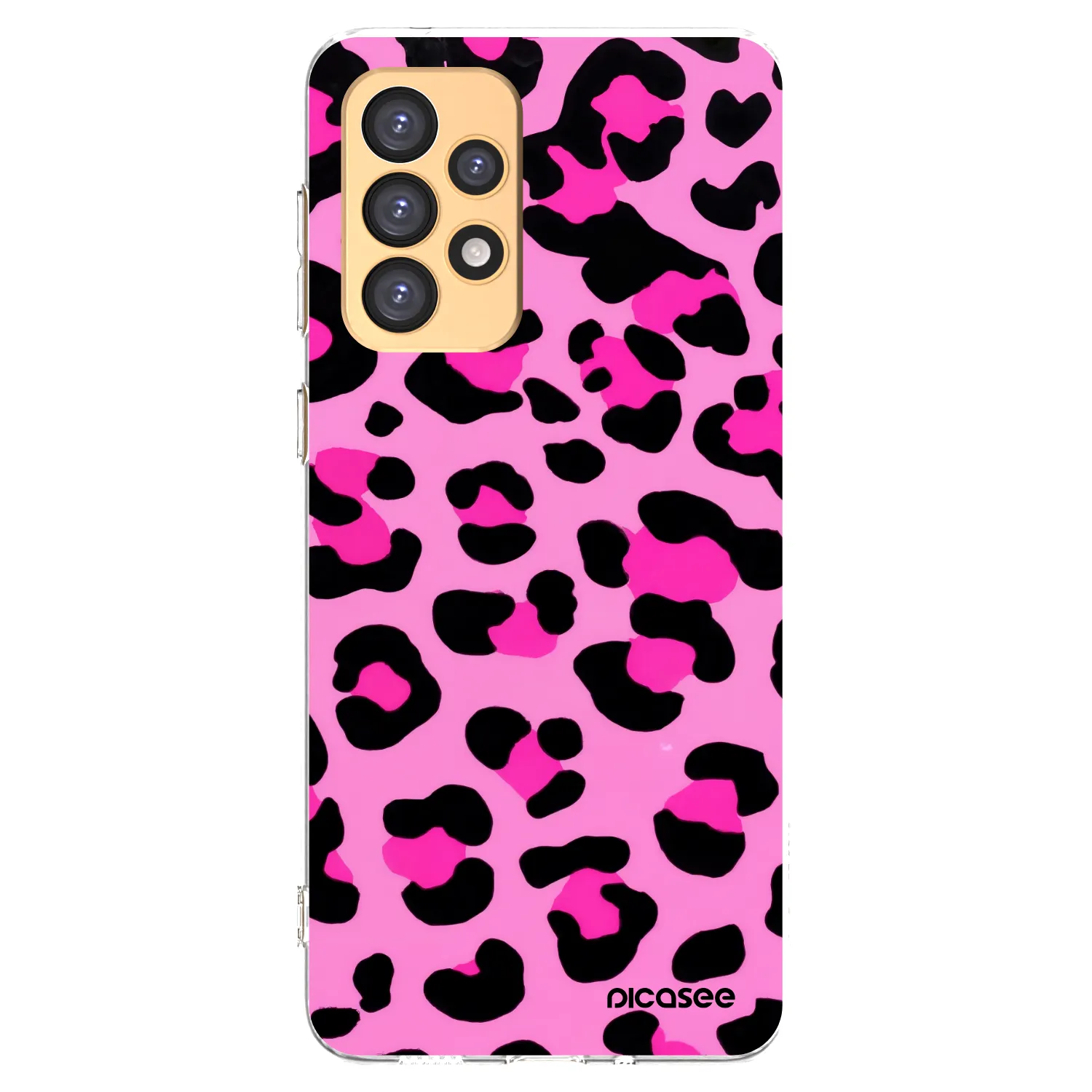 Picasee átlátszó szilikon tok az alábbi mobiltelefonokra Samsung Galaxy A33 5G A336 - Pink Tiger