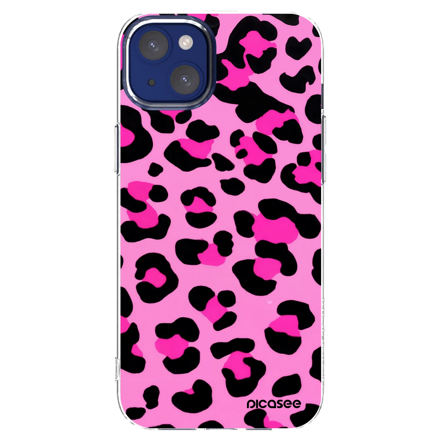 Picasee átlátszó szilikon tok az alábbi mobiltelefonokra Apple iPhone 14 Plus - Pink Tiger