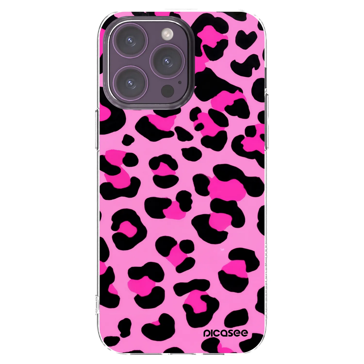 Picasee átlátszó szilikon tok az alábbi mobiltelefonokra Apple iPhone 14 Pro Max - Pink Tiger