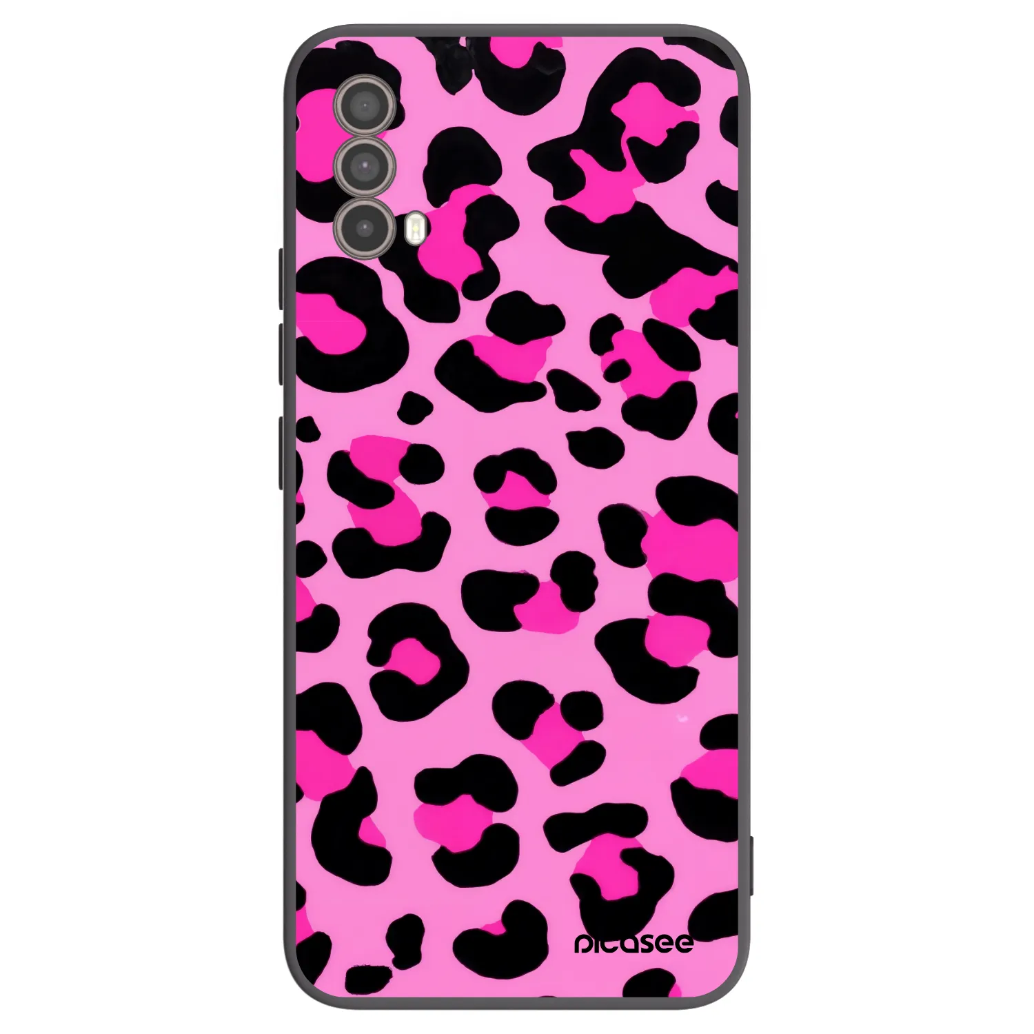 Picasee fekete szilikon tok az alábbi mobiltelefonokra Motorola Moto E40 - Pink Tiger