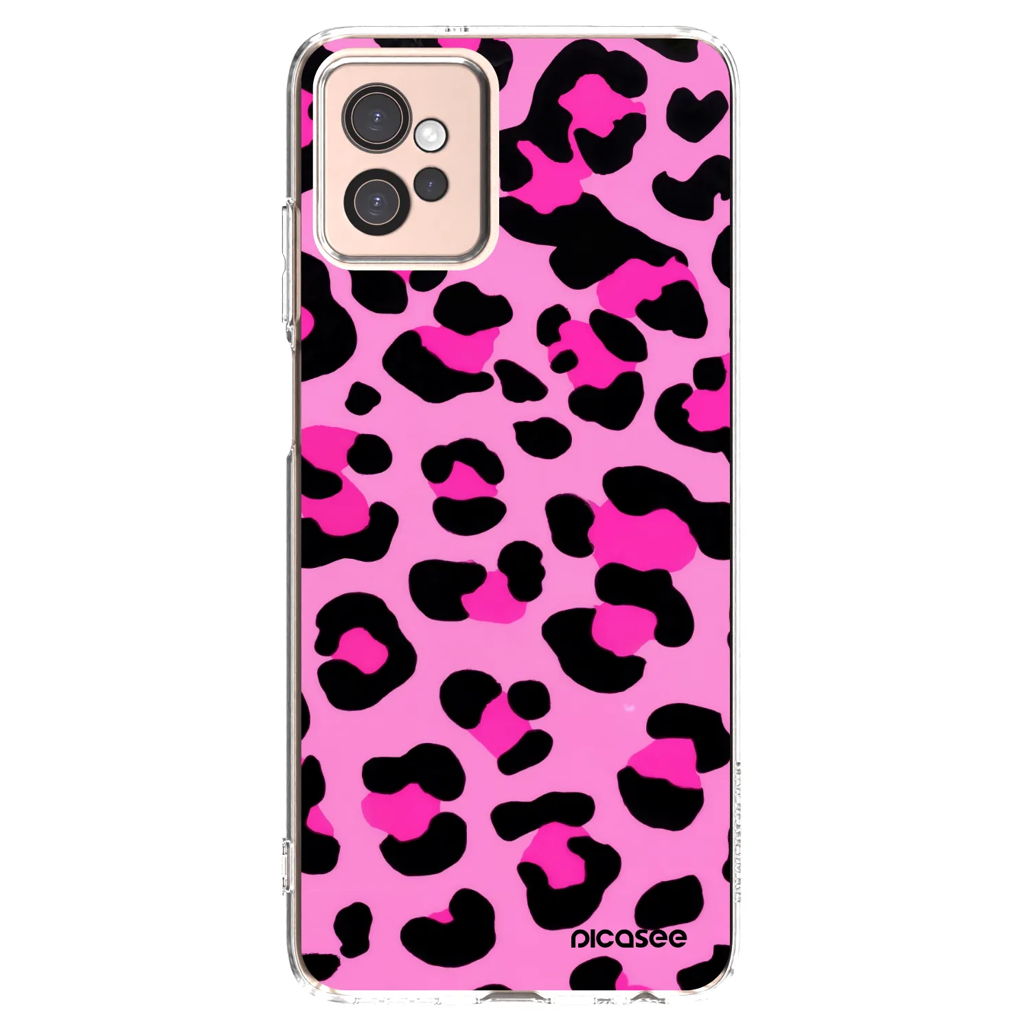 Picasee átlátszó szilikon tok az alábbi mobiltelefonokra Motorola Moto G32 - Pink Tiger
