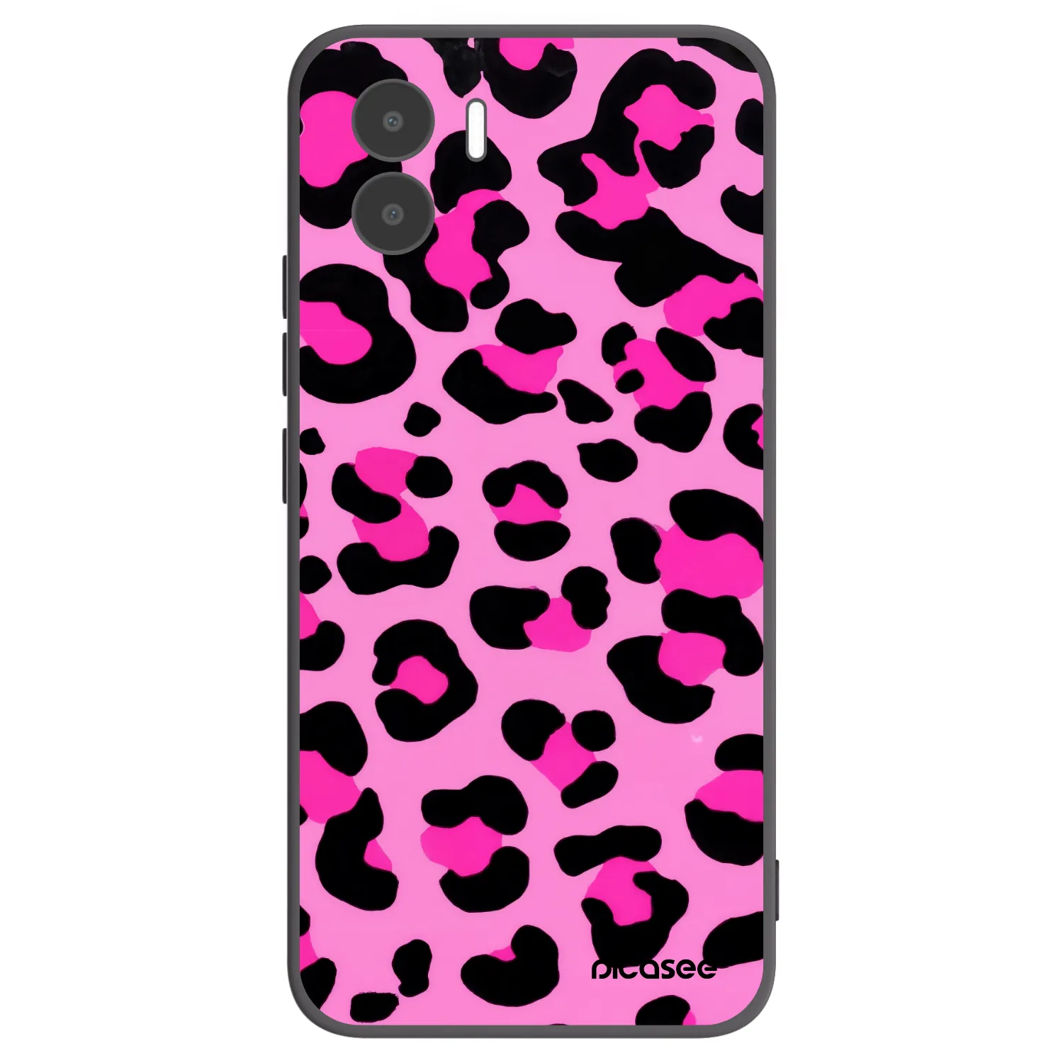 Picasee fekete szilikon tok az alábbi mobiltelefonokra Xiaomi Redmi A1 - Pink Tiger