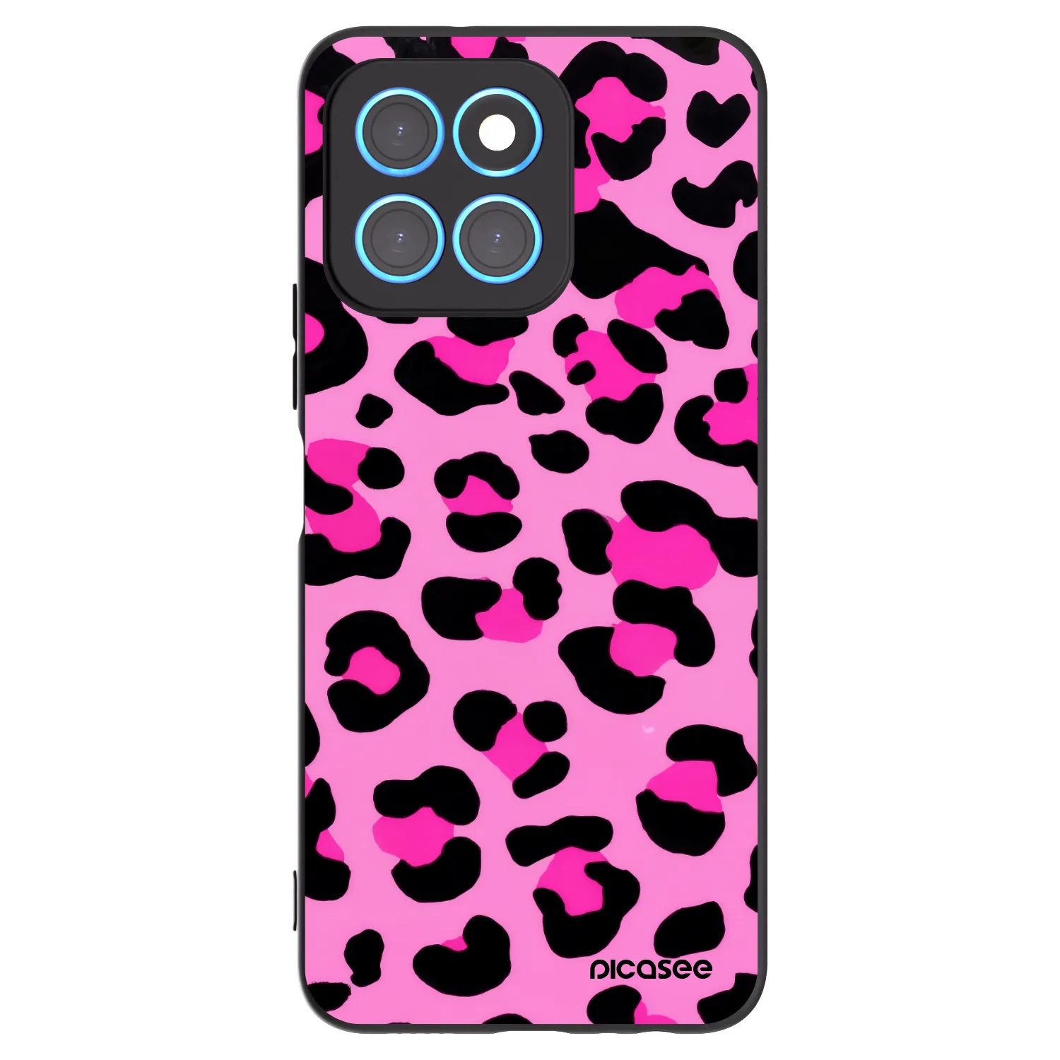 Picasee fekete szilikon tok az alábbi mobiltelefonokra Honor X6 - Pink Tiger