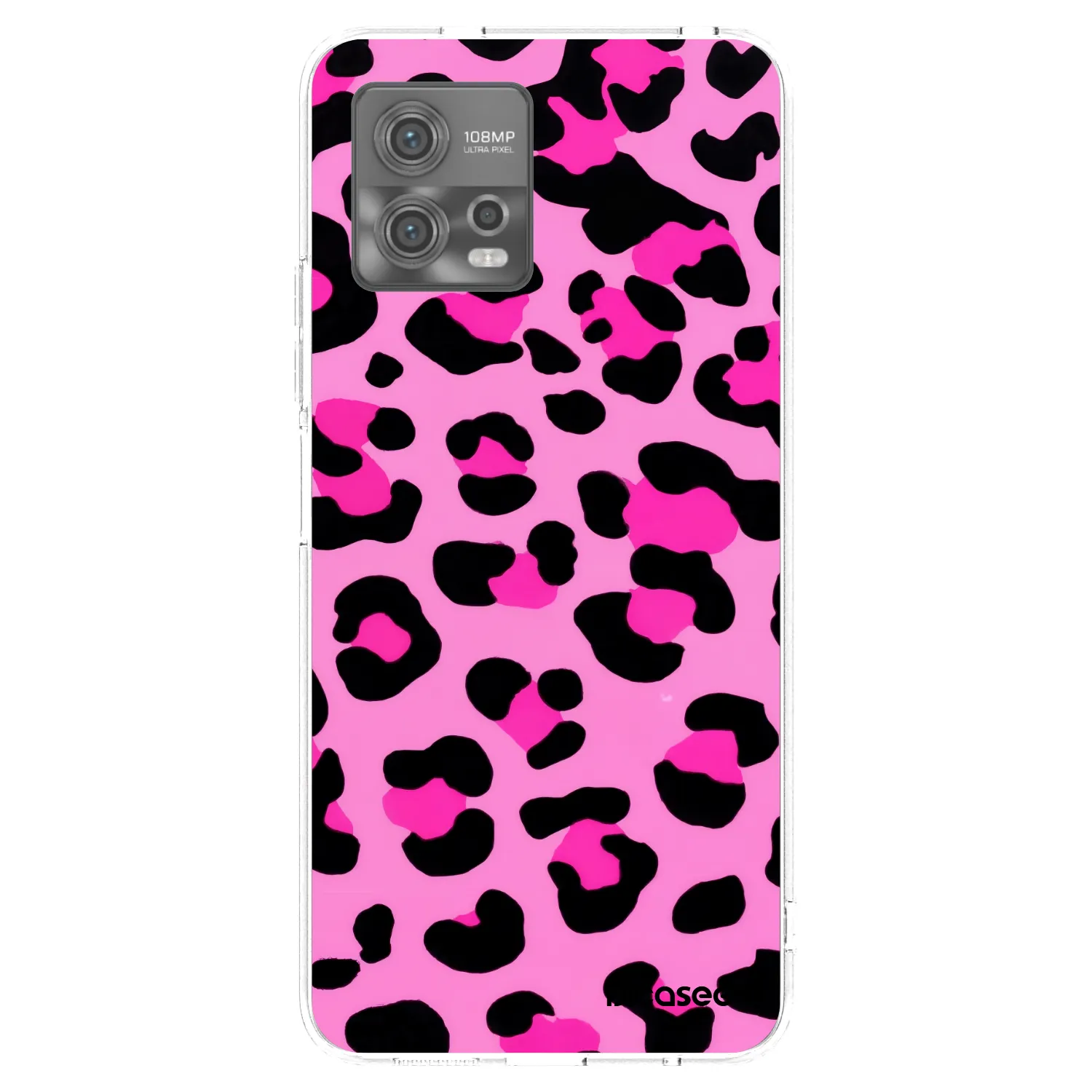 Picasee átlátszó szilikon tok az alábbi mobiltelefonokra Motorola Moto G72 - Pink Tiger