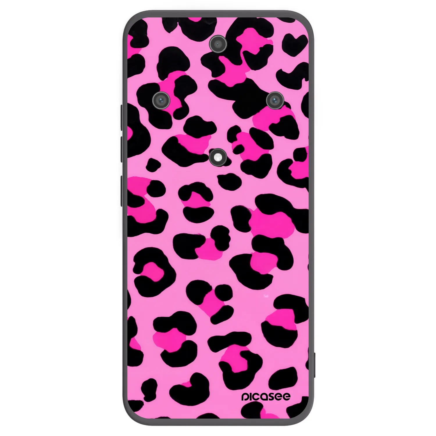Picasee fekete szilikon tok az alábbi mobiltelefonokra Honor Magic5 Lite 5G - Pink Tiger