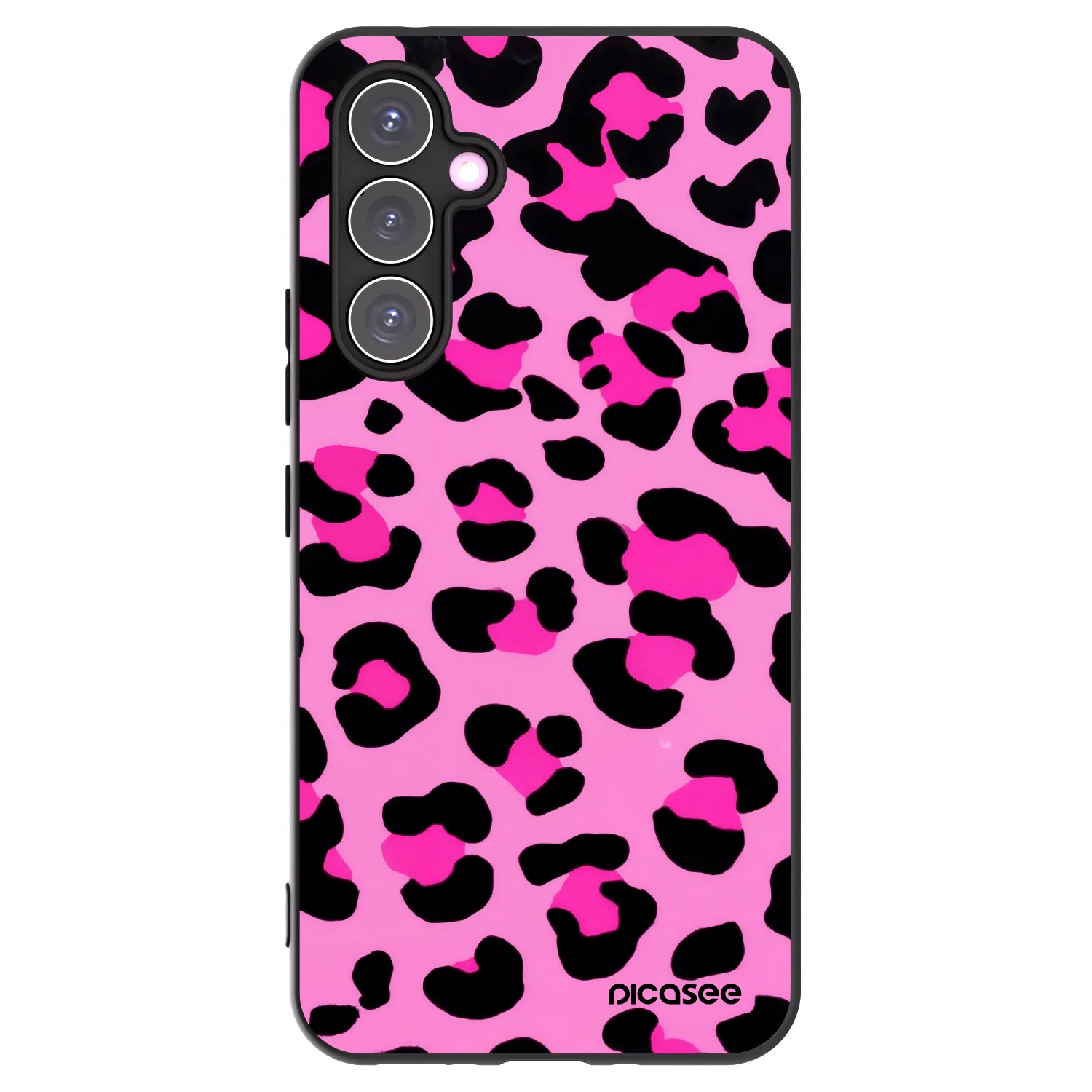 Picasee fekete szilikon tok az alábbi mobiltelefonokra Samsung Galaxy A54 5G A546B - Pink Tiger