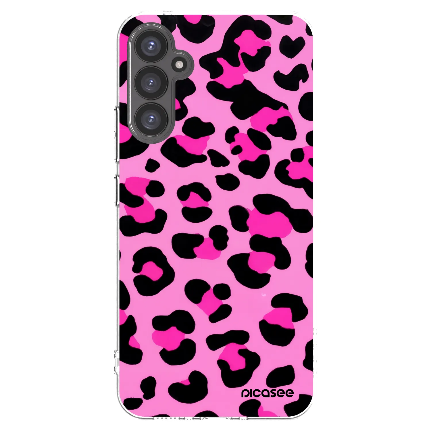 Picasee átlátszó szilikon tok az alábbi mobiltelefonokra Samsung Galaxy A34 5G A346B - Pink Tiger