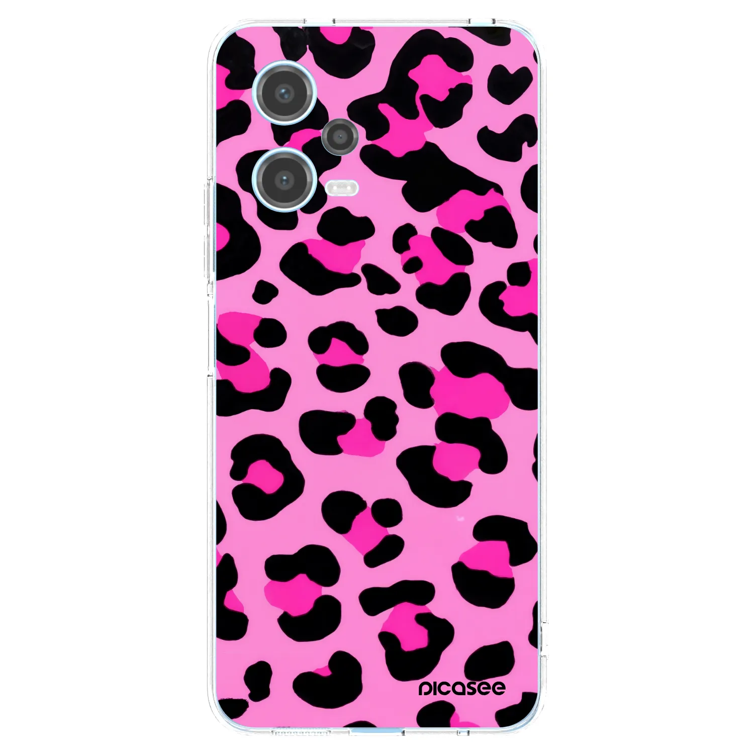 Picasee átlátszó szilikon tok az alábbi mobiltelefonokra Xiaomi Redmi Note 12 5G - Pink Tiger