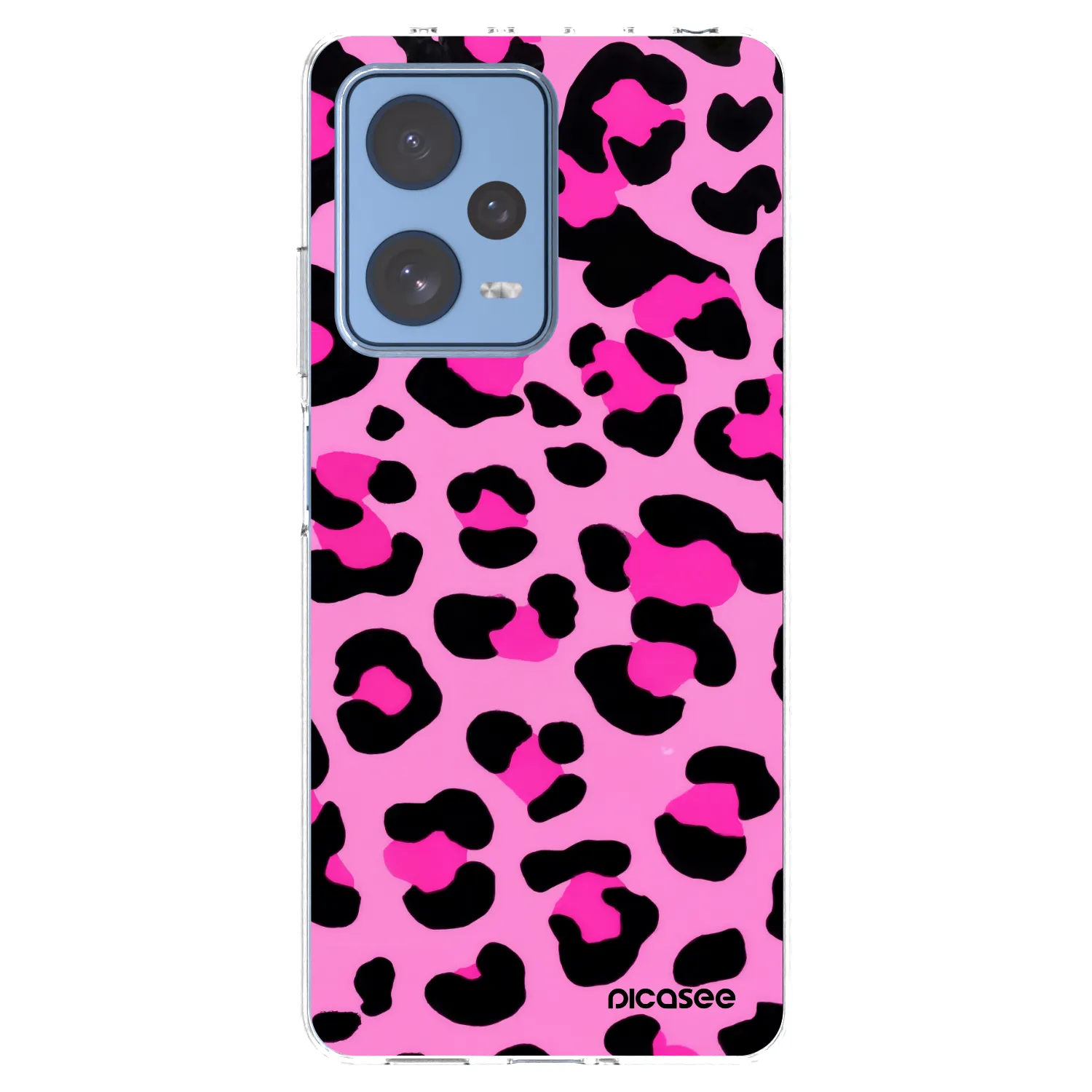 Picasee átlátszó szilikon tok az alábbi mobiltelefonokra Xiaomi Redmi Note 12 Pro 5G - Pink Tiger