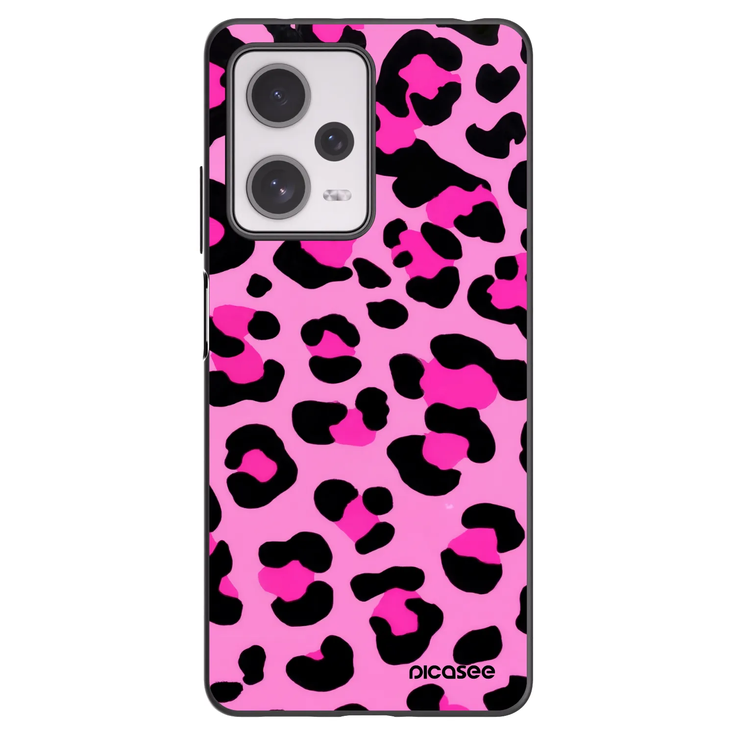 Picasee fekete szilikon tok az alábbi mobiltelefonokra Xiaomi Redmi Note 12 Pro+ 5G - Pink Tiger