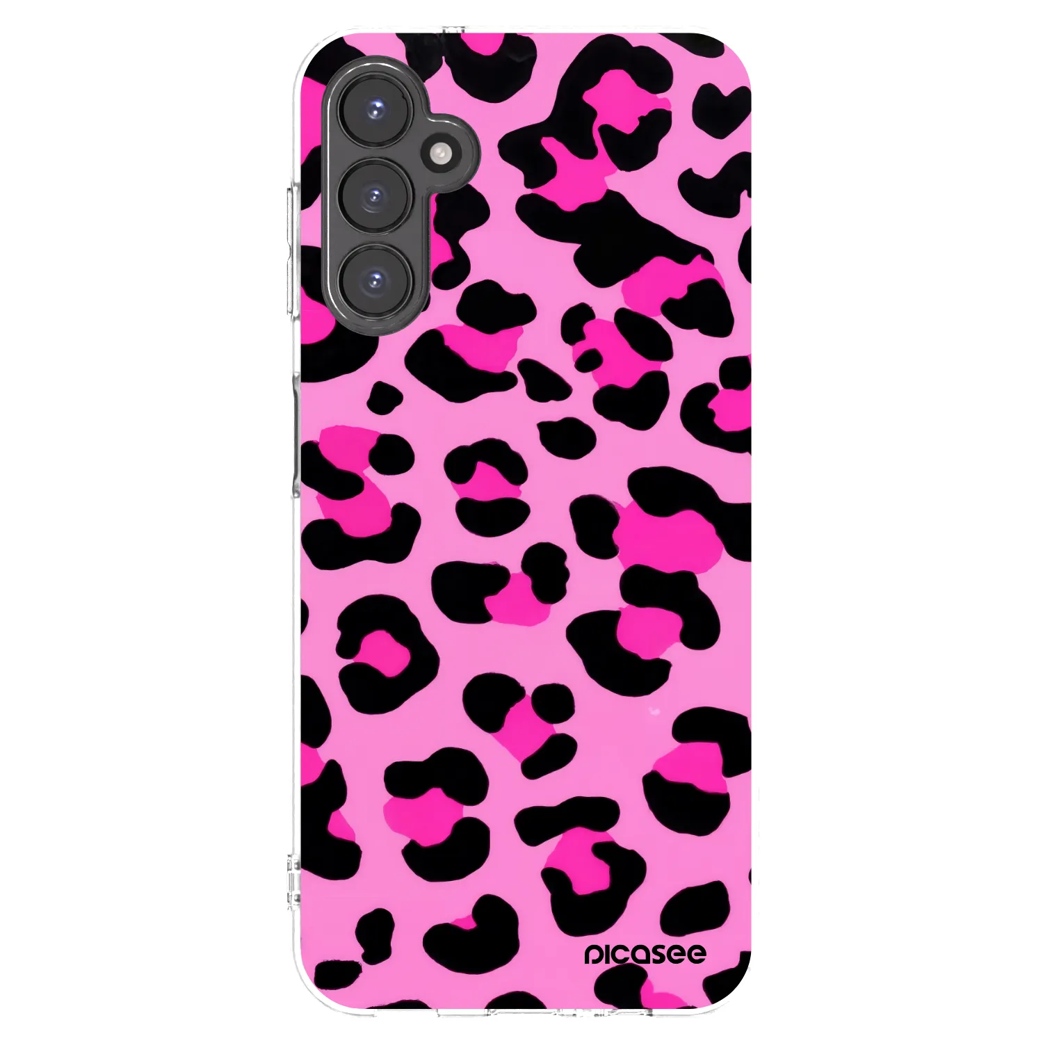 Picasee átlátszó szilikon tok az alábbi mobiltelefonokra Samsung Galaxy A14 4G A145R - Pink Tiger