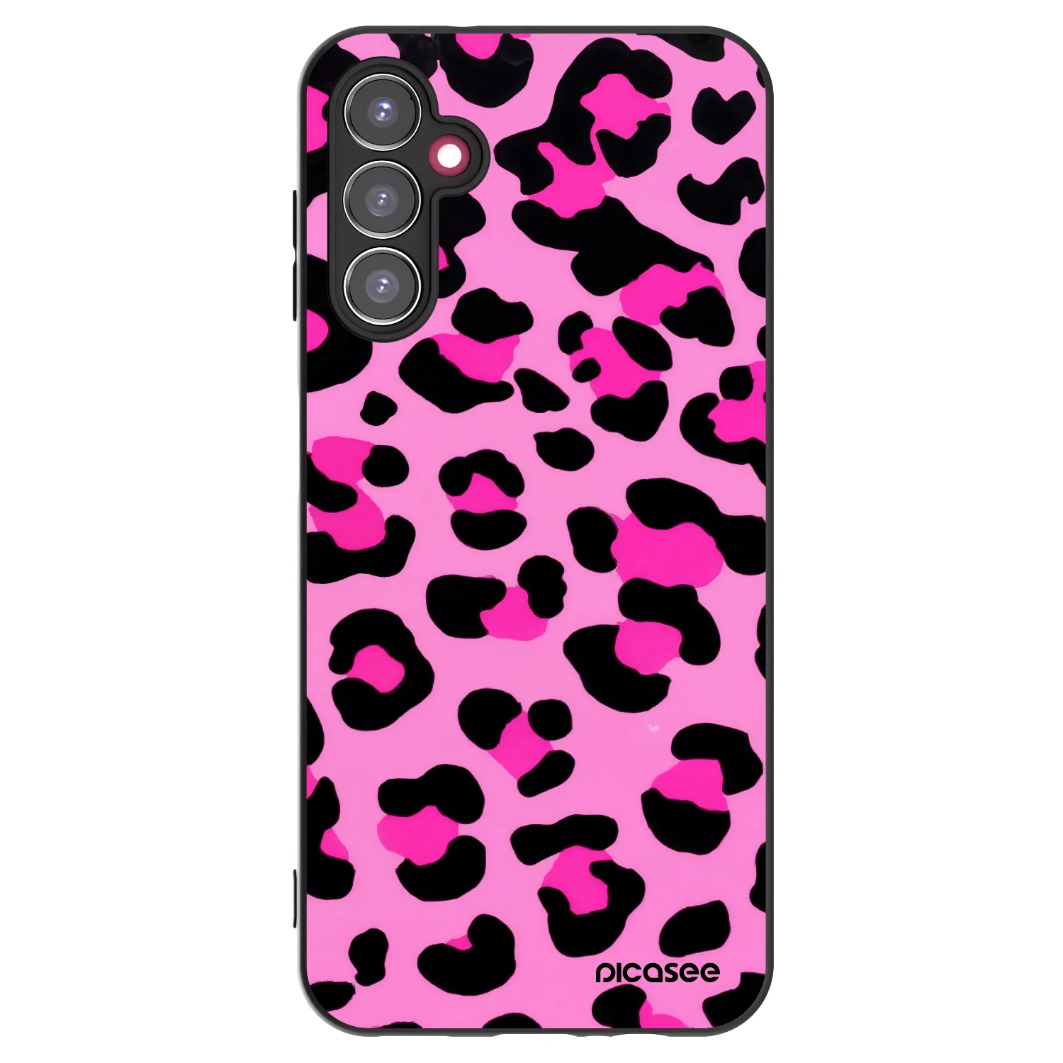 Picasee fekete szilikon tok az alábbi mobiltelefonokra Samsung Galaxy A14 5G A146P - Pink Tiger